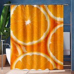 Oranges 4 Shower Curtain 60  X 72  (medium)  by trendistuff