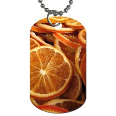 Oranges 5 Dog Tag (two Sides) by trendistuff