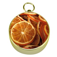 Oranges 5 Gold Compasses by trendistuff