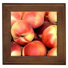 Peaches 1 Framed Tiles by trendistuff