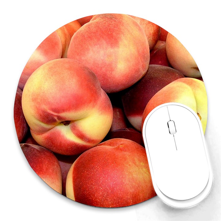 PEACHES 1 Round Mousepads