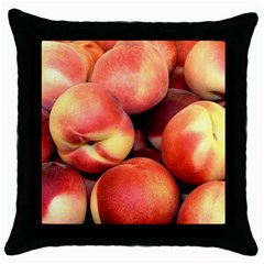 Peaches 1 Throw Pillow Case (black) by trendistuff