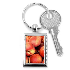 Peaches 1 Key Chains (rectangle)  by trendistuff