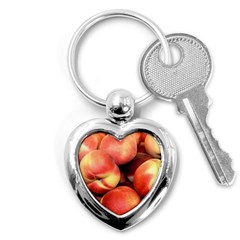 Peaches 1 Key Chains (heart)  by trendistuff