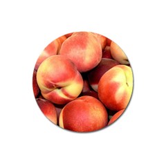 Peaches 1 Magnet 3  (round) by trendistuff