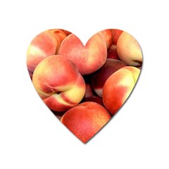 Peaches 1 Heart Magnet by trendistuff