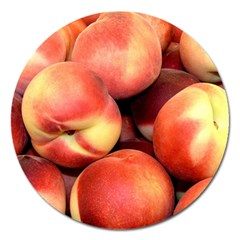 Peaches 1 Magnet 5  (round) by trendistuff