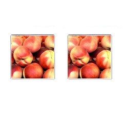 Peaches 1 Cufflinks (square) by trendistuff