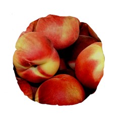 Peaches 1 Standard 15  Premium Round Cushions by trendistuff