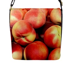 Peaches 1 Flap Messenger Bag (l)  by trendistuff