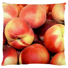 Peaches 1 Large Flano Cushion Case (one Side) by trendistuff