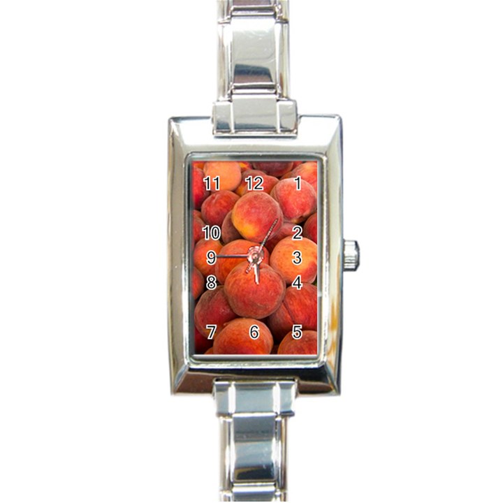 PEACHES 2 Rectangle Italian Charm Watch