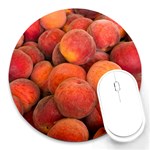 PEACHES 2 Round Mousepads