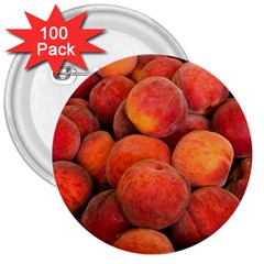 Peaches 2 3  Buttons (100 Pack)  by trendistuff