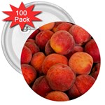 PEACHES 2 3  Buttons (100 pack) 