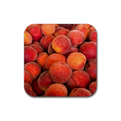 Peaches 2 Rubber Coaster (square) 