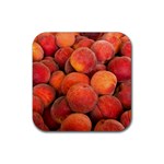 PEACHES 2 Rubber Coaster (Square) 