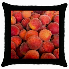 Peaches 2 Throw Pillow Case (black) by trendistuff