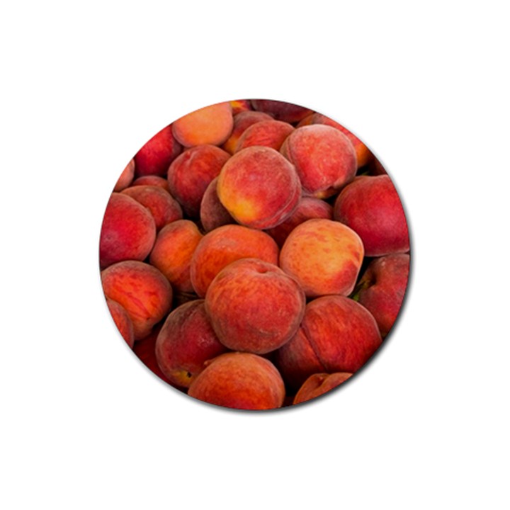 PEACHES 2 Rubber Coaster (Round) 