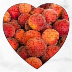 Peaches 2 Jigsaw Puzzle (heart) by trendistuff