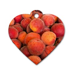 Peaches 2 Dog Tag Heart (one Side) by trendistuff