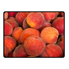 Peaches 2 Fleece Blanket (small) by trendistuff