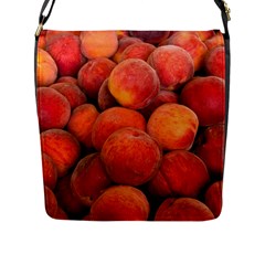 Peaches 2 Flap Messenger Bag (l)  by trendistuff