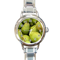 Pears 1 Round Italian Charm Watch by trendistuff