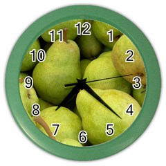 Pears 1 Color Wall Clocks by trendistuff