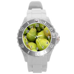 Pears 1 Round Plastic Sport Watch (l) by trendistuff