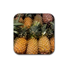 Pineapple 1 Rubber Coaster (square)  by trendistuff