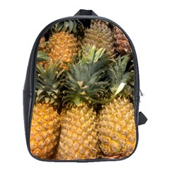 Pineapple 1 School Bag (large) by trendistuff