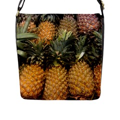 Pineapple 1 Flap Messenger Bag (l)  by trendistuff