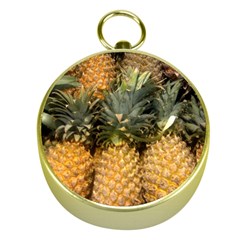 Pineapple 1 Gold Compasses by trendistuff