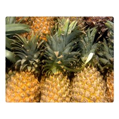 Pineapple 1 Double Sided Flano Blanket (large)  by trendistuff