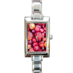 Plums 1 Rectangle Italian Charm Watch by trendistuff