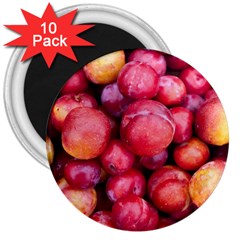 Plums 1 3  Magnets (10 Pack)  by trendistuff