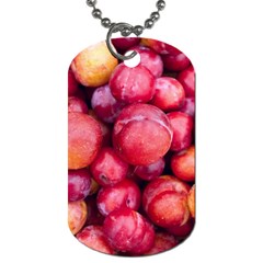 Plums 1 Dog Tag (one Side) by trendistuff