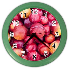 Plums 1 Color Wall Clocks by trendistuff