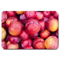 Plums 1 Large Doormat  by trendistuff