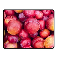 Plums 1 Fleece Blanket (small) by trendistuff