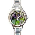 GRAPES 2 Round Italian Charm Watch