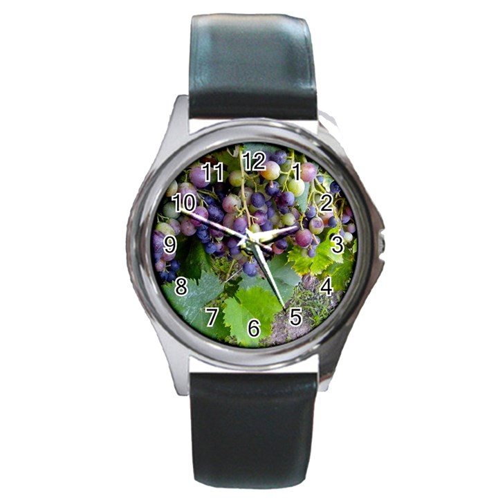 GRAPES 2 Round Metal Watch