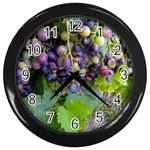 GRAPES 2 Wall Clocks (Black)