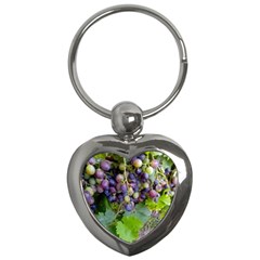 Grapes 2 Key Chains (heart)  by trendistuff