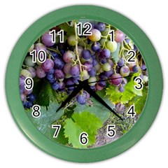 Grapes 2 Color Wall Clocks by trendistuff