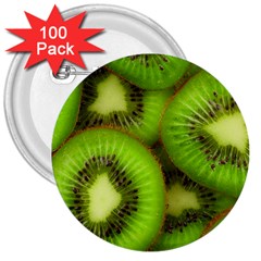 Kiwi 1 3  Buttons (100 Pack) 