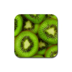 Kiwi 1 Rubber Coaster (square)  by trendistuff