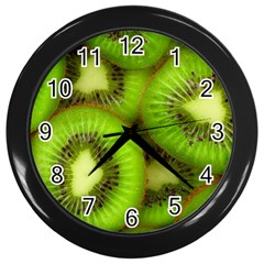 Kiwi 1 Wall Clocks (black) by trendistuff