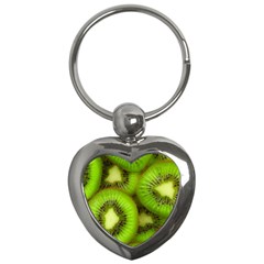 Kiwi 1 Key Chains (heart)  by trendistuff